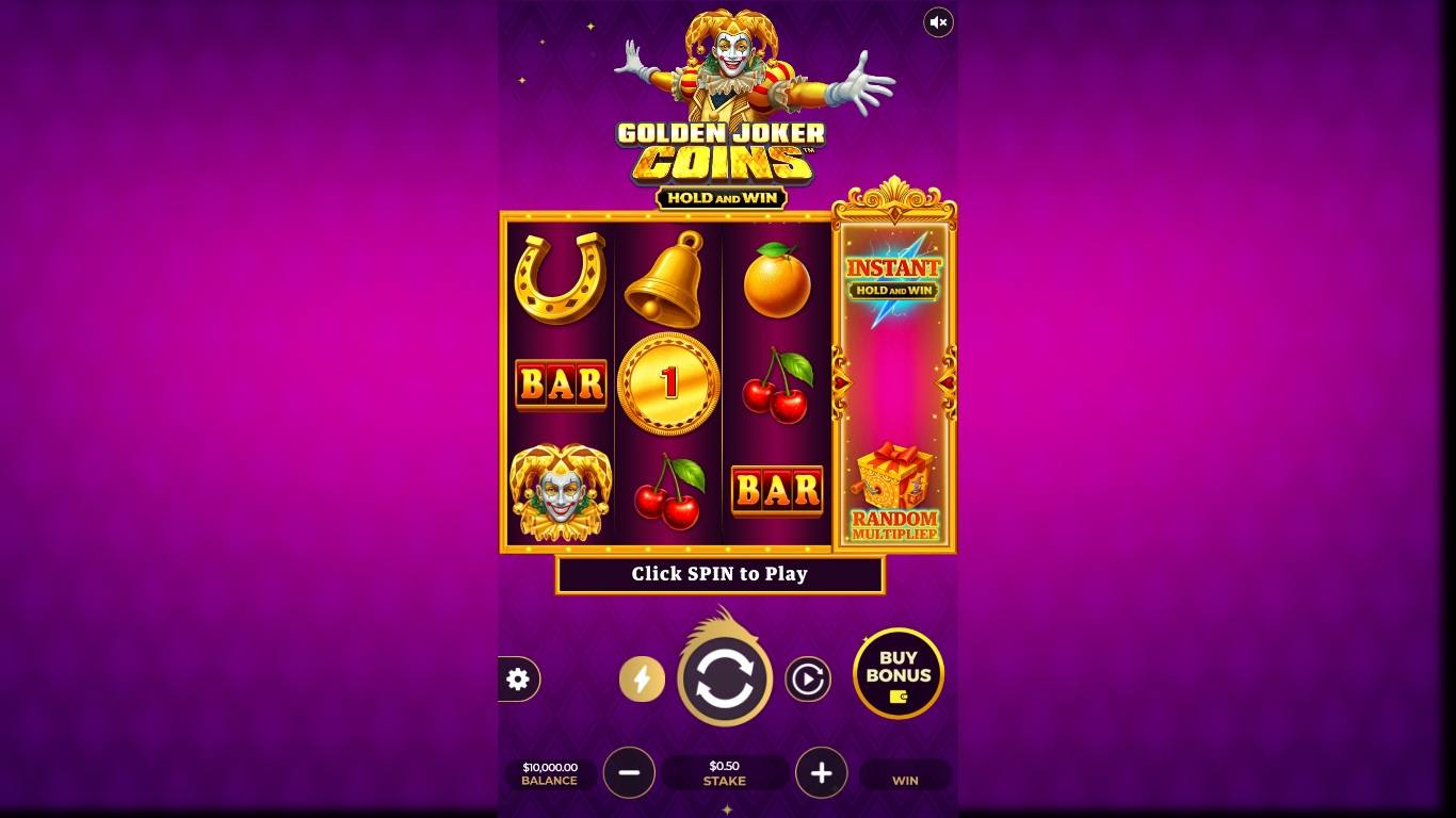 Golden Joker Coins slot gameplay by Dragon Gaming