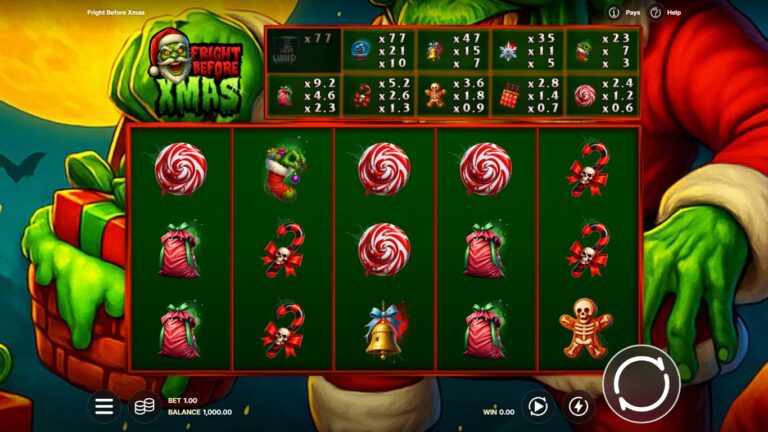 Fright Before Xmas slot gameplay by Dream Creator