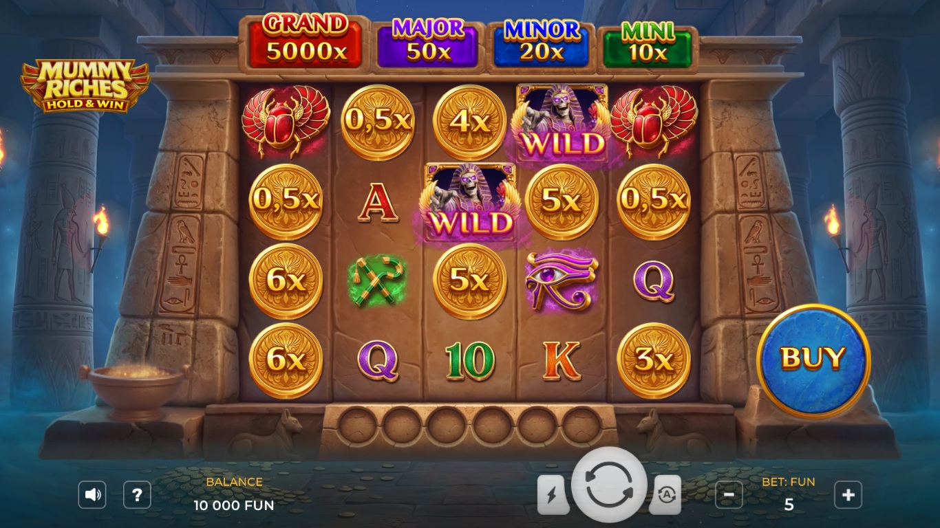 Mummy Riches slot gameplay by DreamPlay