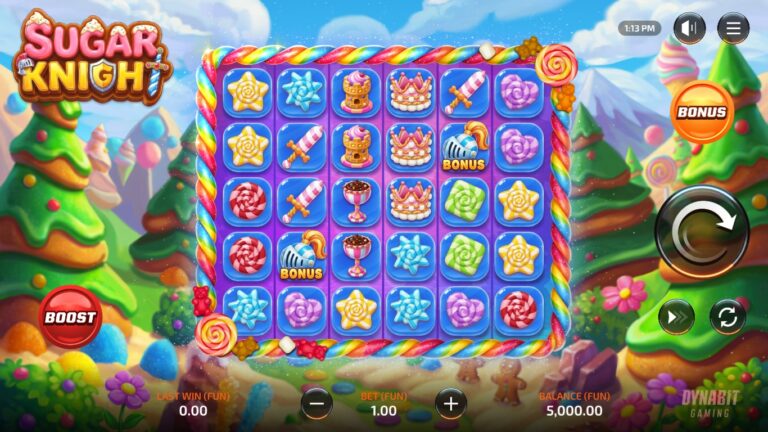 Sugar Knight slot gameplay by Dynabit Gaming