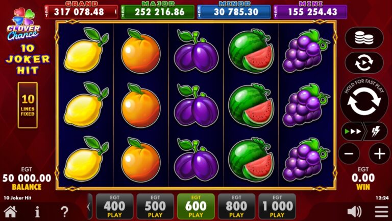 10 Joker Hit slot gameplay by EGT Digital