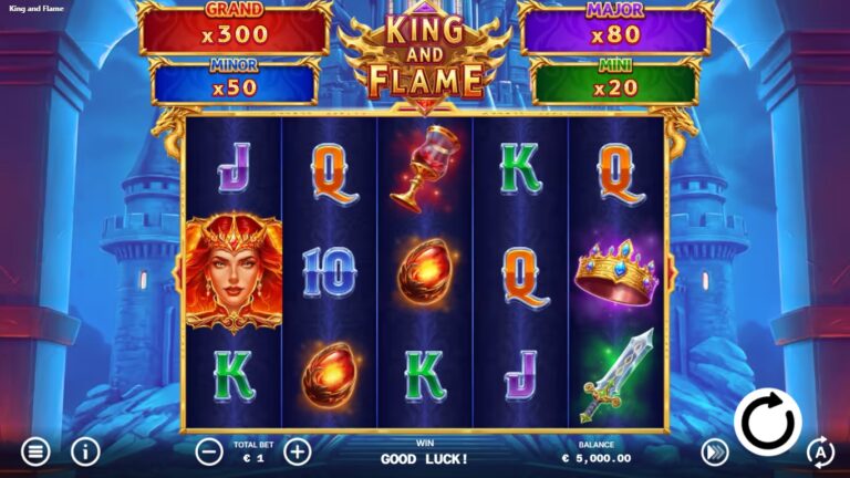 King and Flame slot screenshot