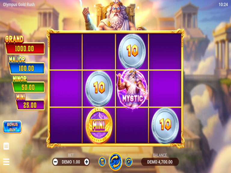 Olympus Gold Rush gameplay
