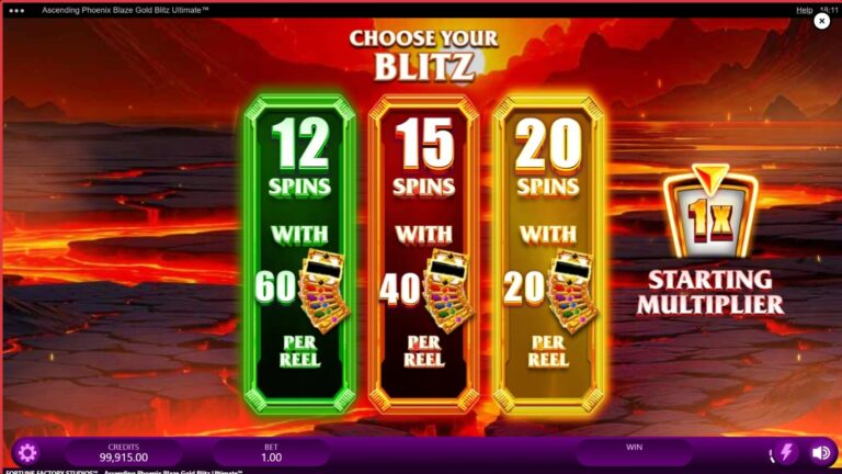 Ascending Phoenix Blaze Gold Blitz Ultimate gameplay