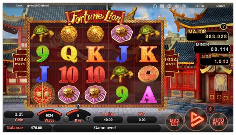 Fortune Lion gameplay