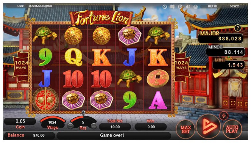 Fortune Lion gameplay