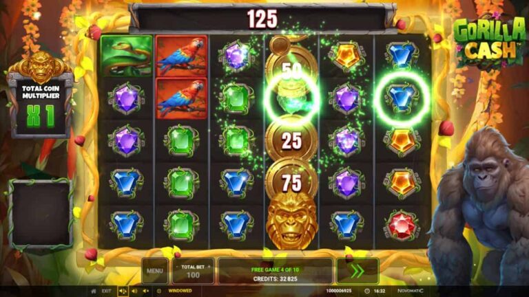 Gorilla Cash gameplay