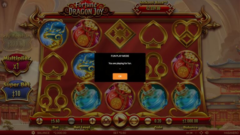 Fortune Dragon Joy gameplay