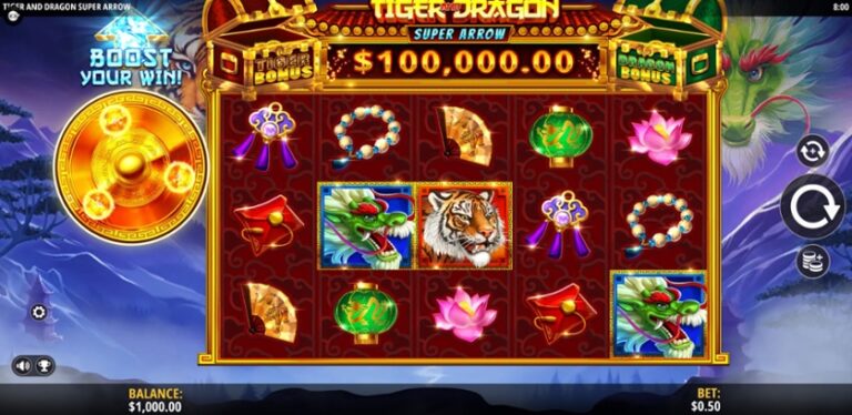 Tiger and Dragon Super Arrow gameplay