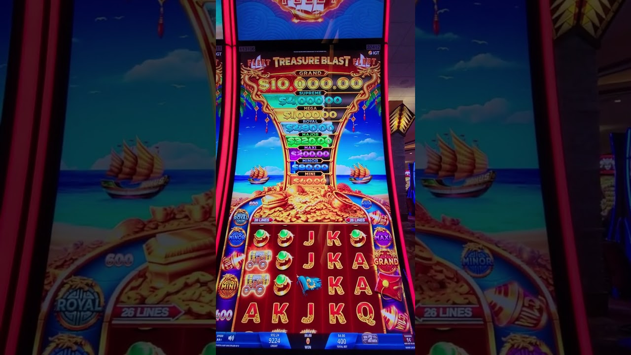 Treasure Blast Fleet slot gameplay