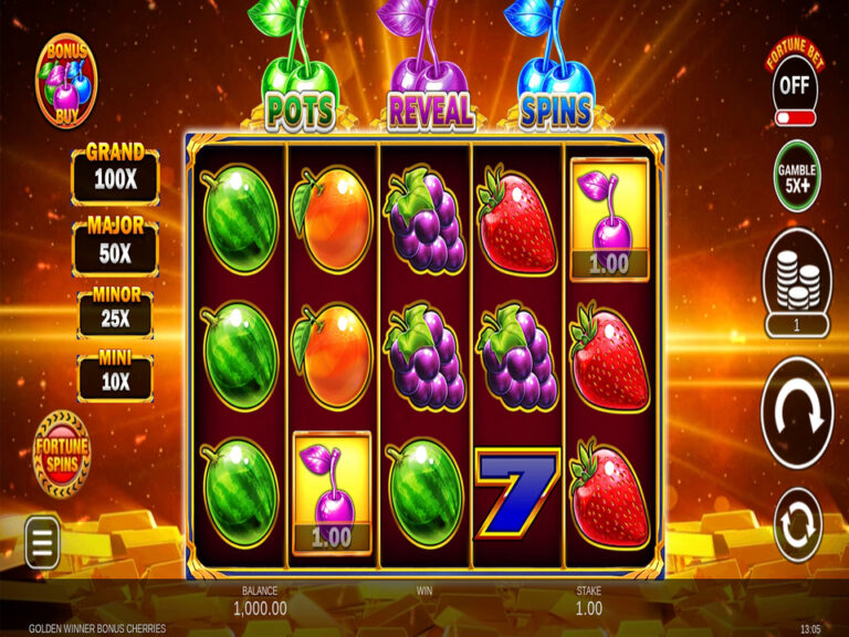Gold Winner Bonus Cherries gameplay