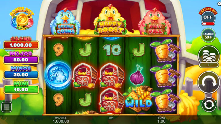 Happy Money Hens gameplay