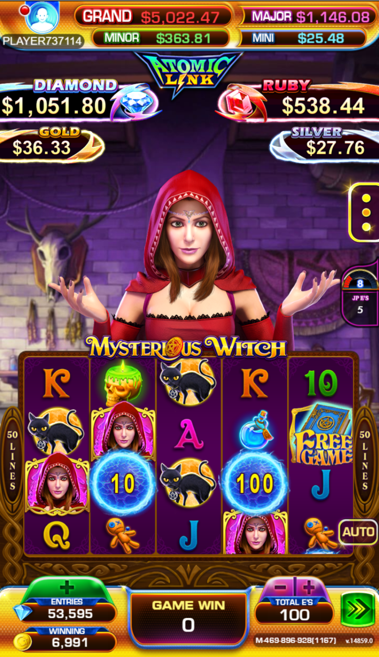 Mysterious Witch slot screenshot
