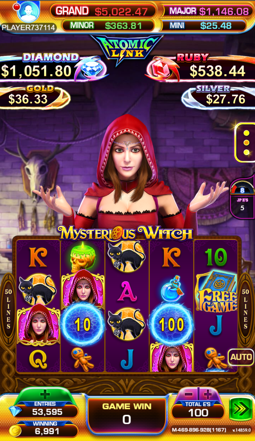 Mysterious Witch gameplay