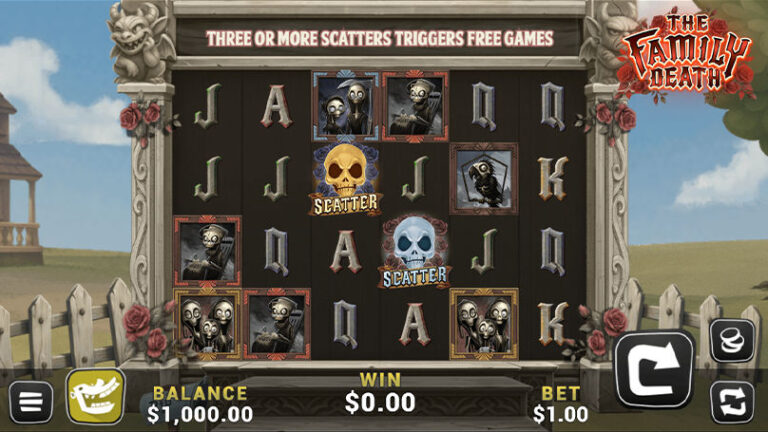 The Family Death slot gameplay