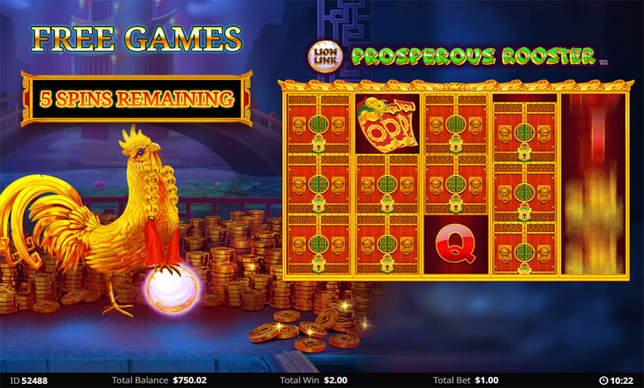 Lion Link Prosperous Rooster gameplay