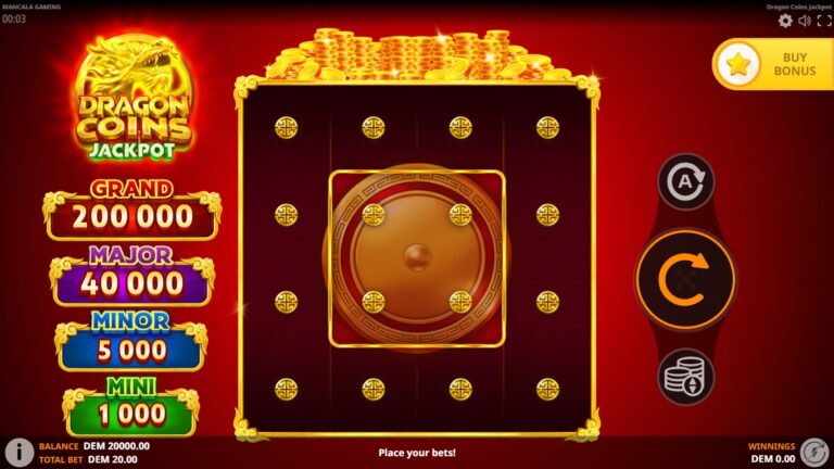 Dragon Coins Jackpot gameplay