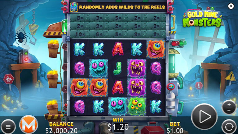 Gold Mine Monsters slot gameplay