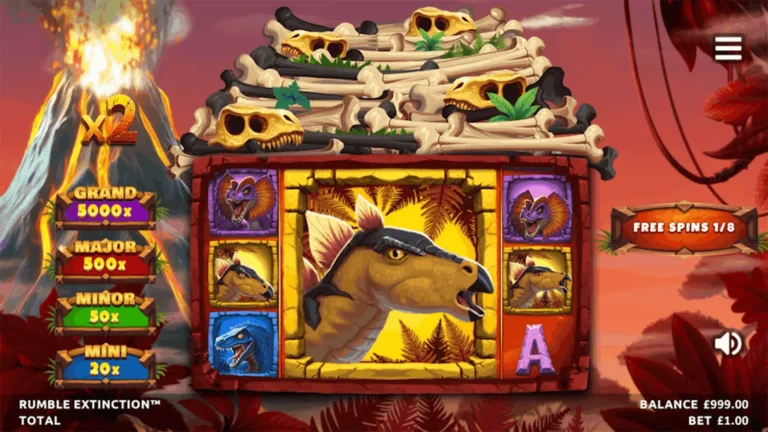 Rumble Extinction slot screenshot
