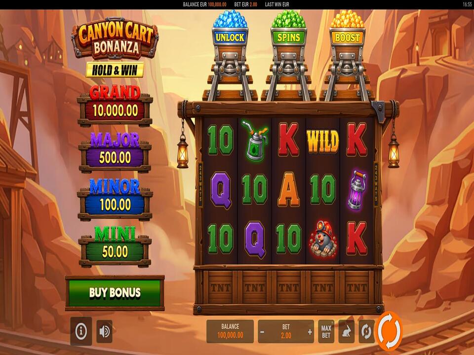 Canyon Cart Bonanza gameplay