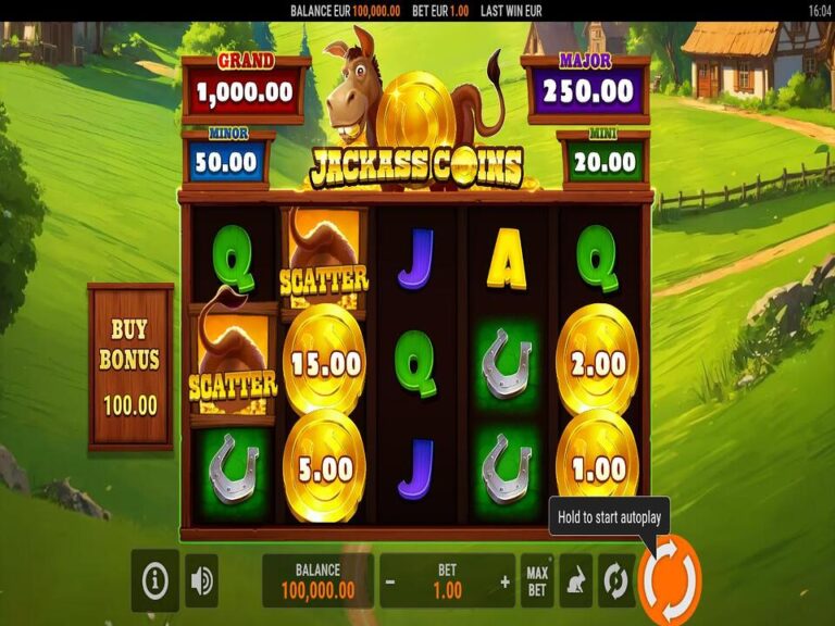 Jackass Coins gameplay