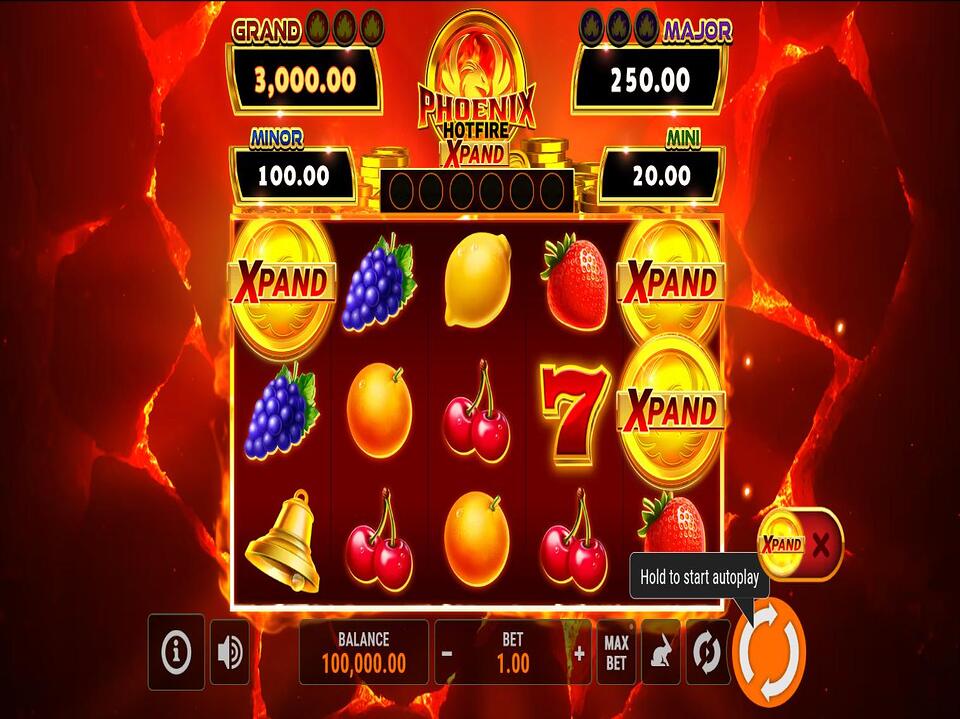 Phoenix Hotfire Xpand slot gameplay