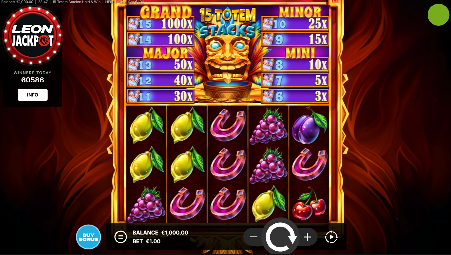 15 Totem Stacks slot gameplay