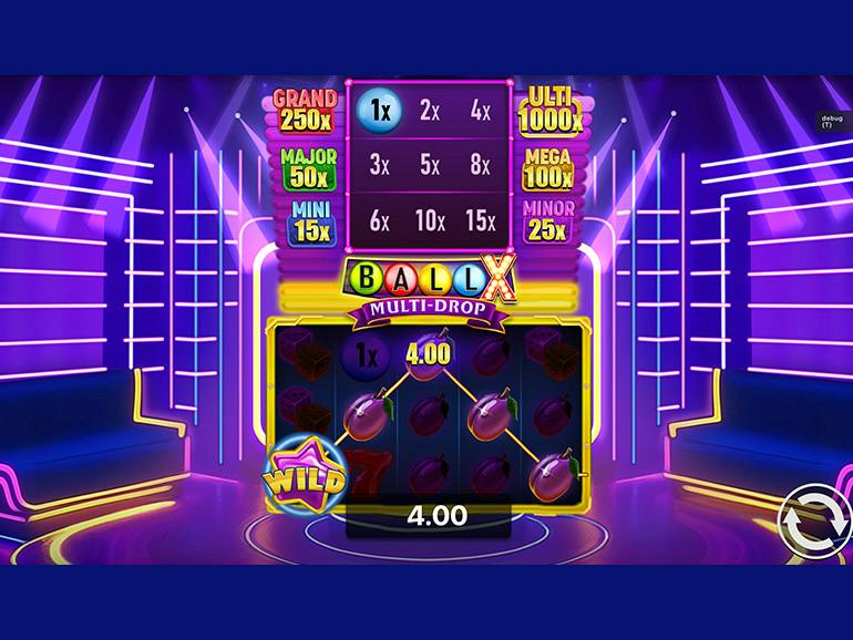 Ball X Multi-Drop gameplay