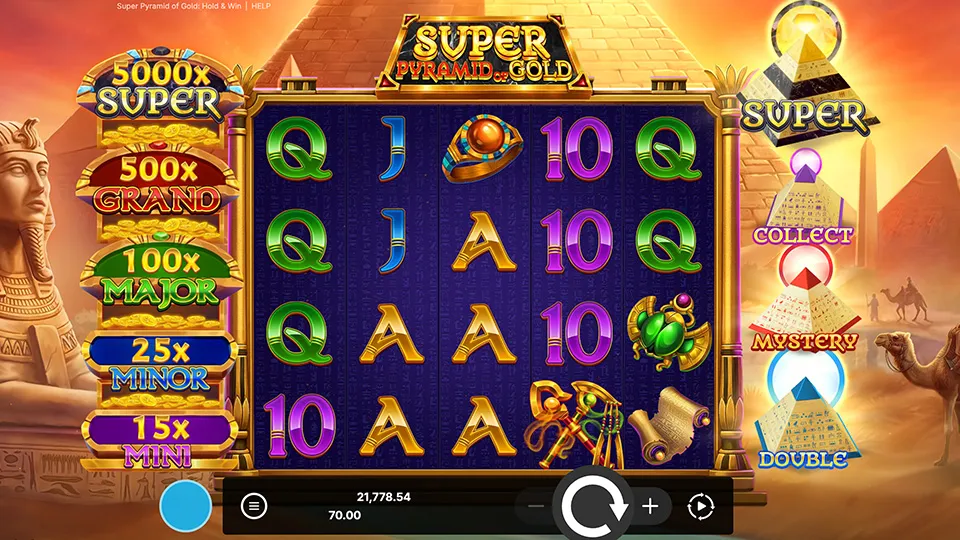 Super Pyramid of Gold gameplay
