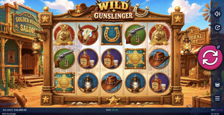 Wild Gunslinger slot gameplay