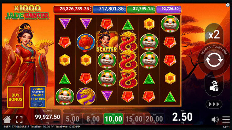 Jade Dancer x1000 gameplay