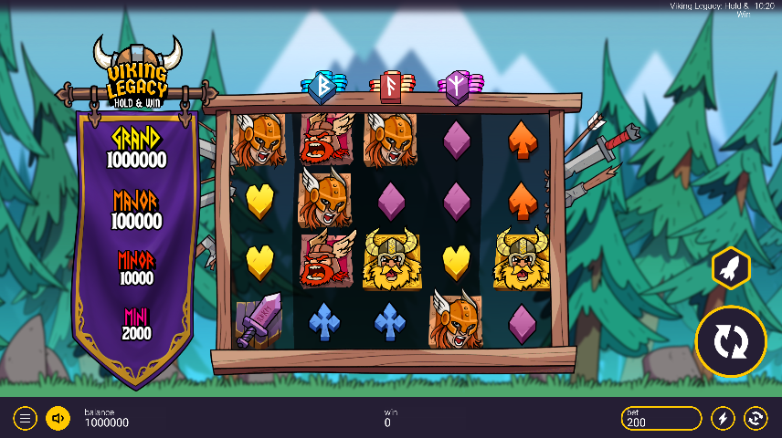 Viking Legacy: Hold & Win gameplay