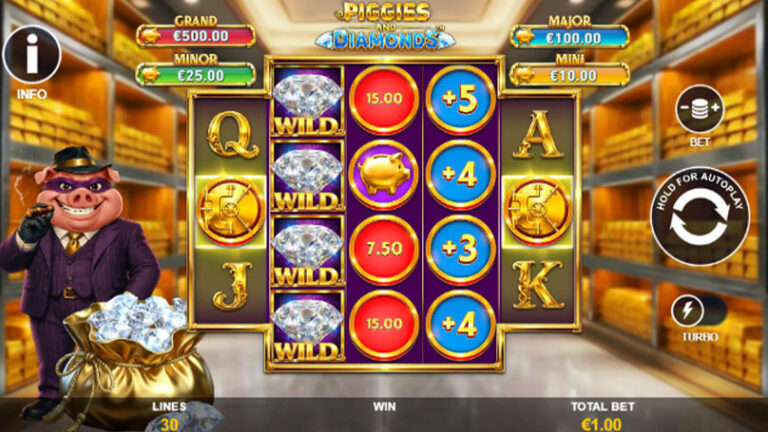 Piggies and Diamonds gameplay