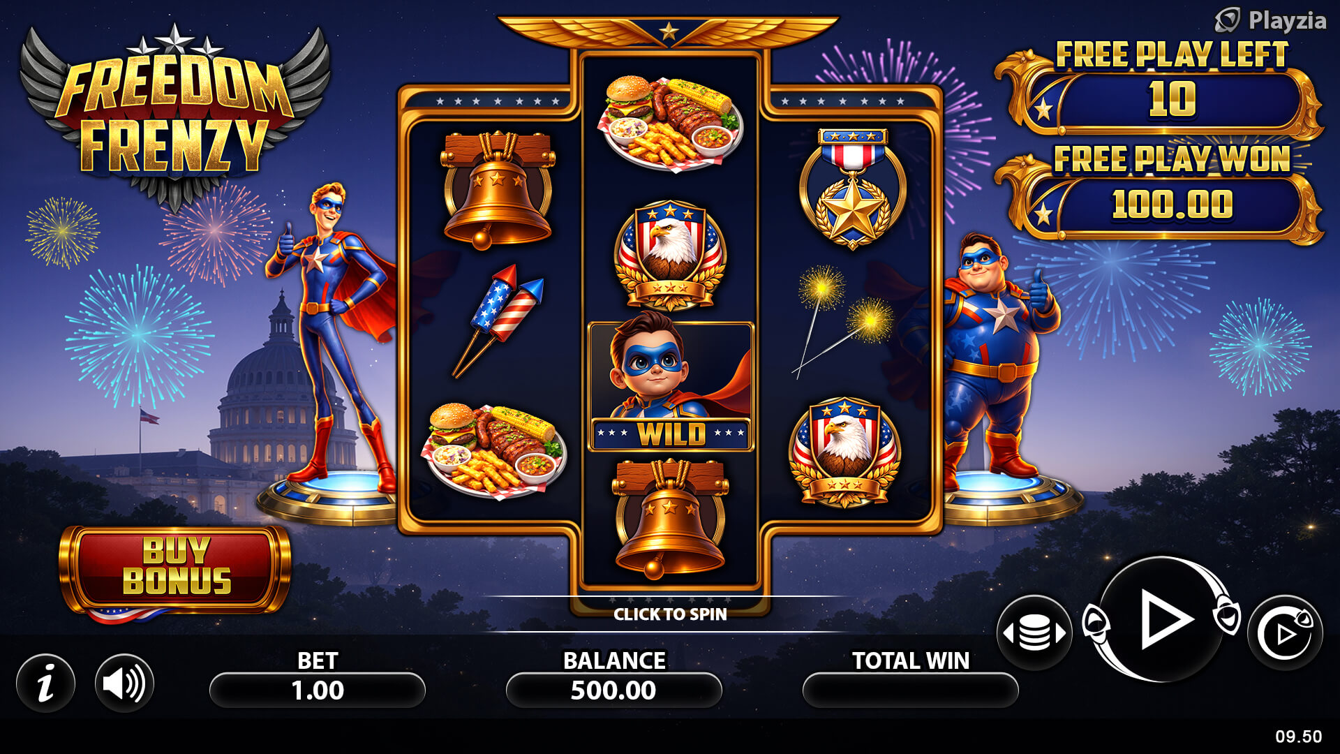 Freedom Frenzy gameplay