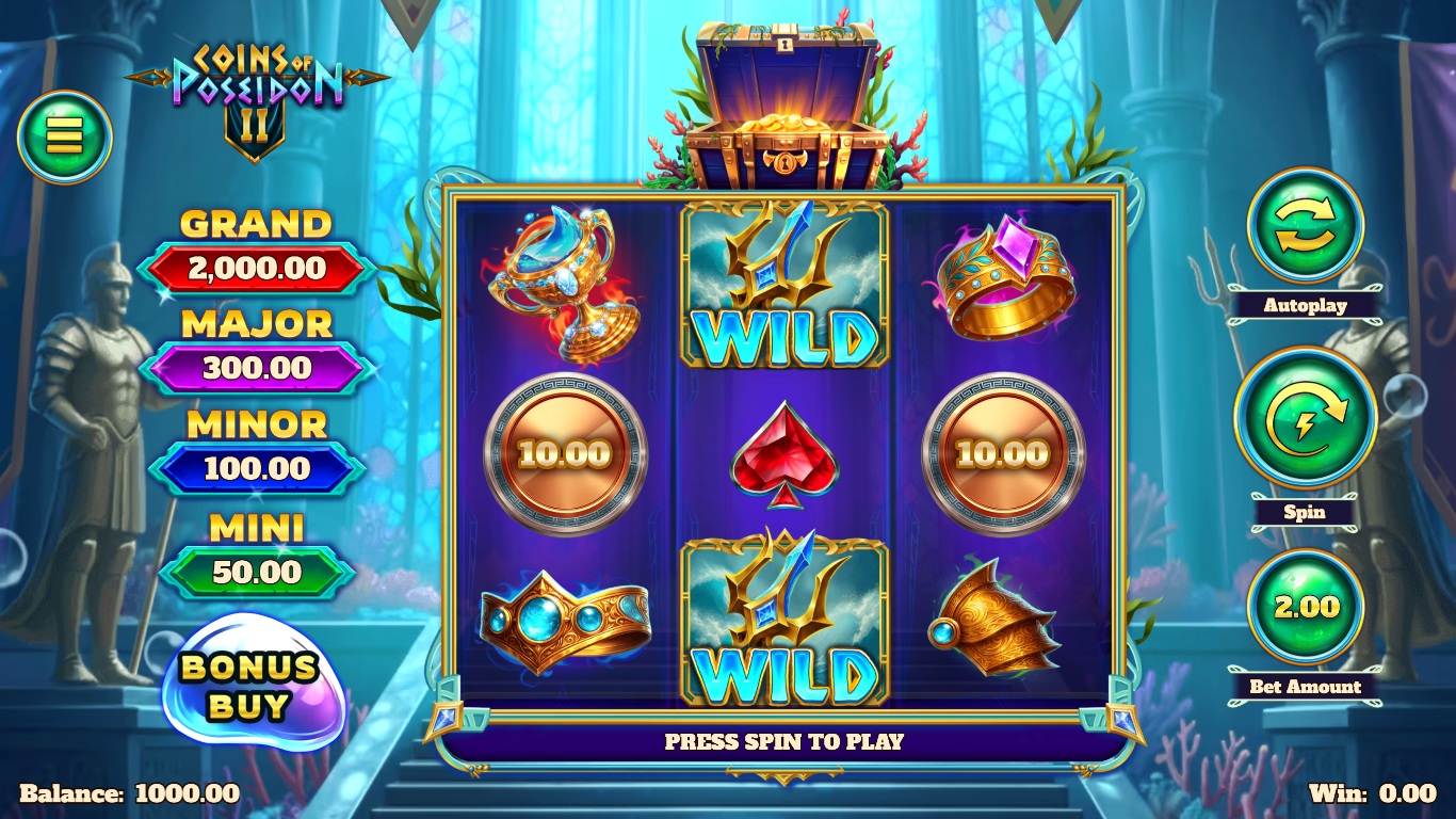 Coins of Poseidon 2 gameplay