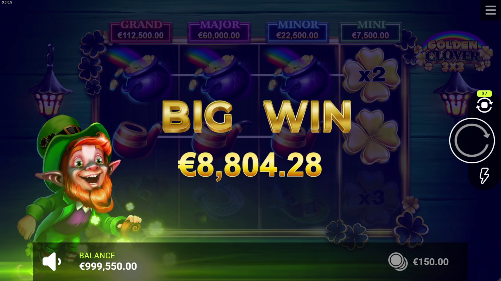 Golden Clover 3x3 gameplay