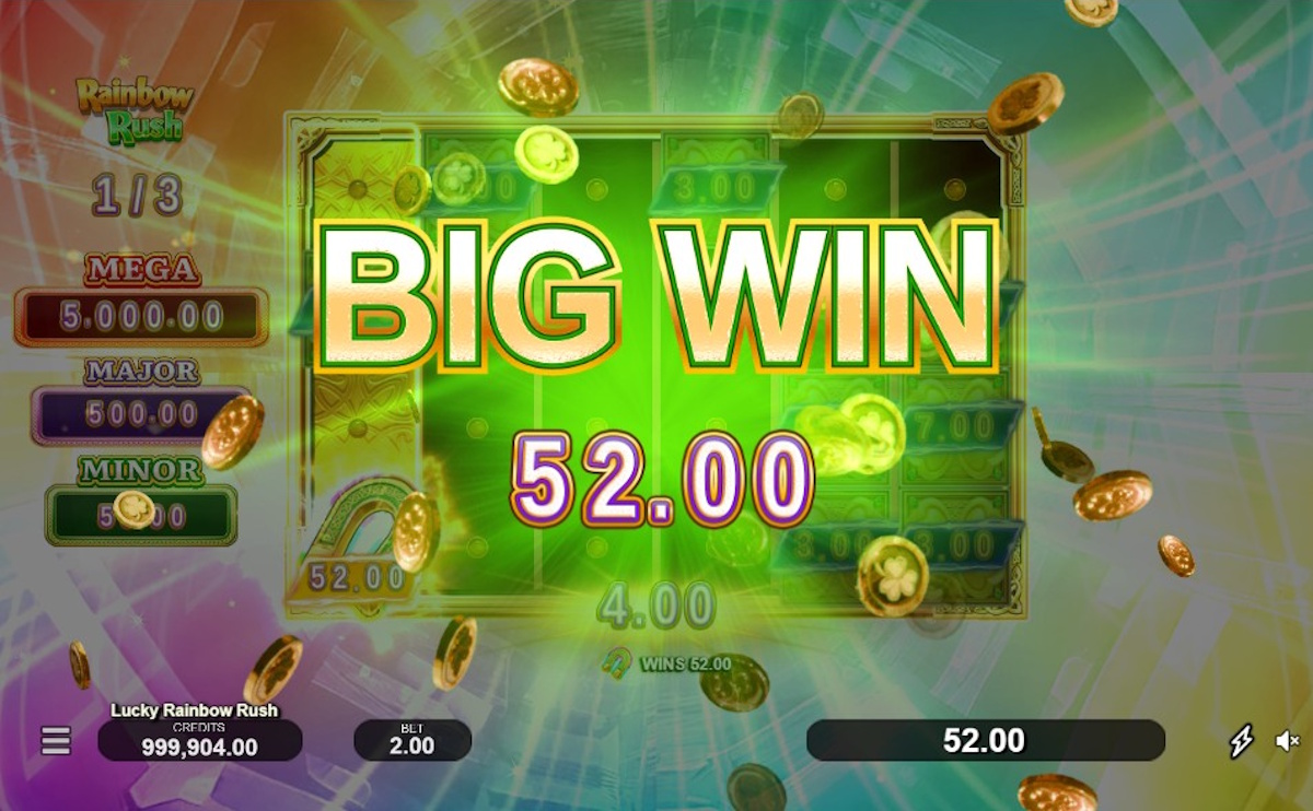 Lucky Rainbow Rush gameplay
