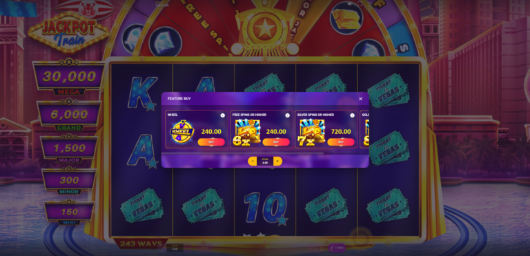 Jackpot Train gameplay
