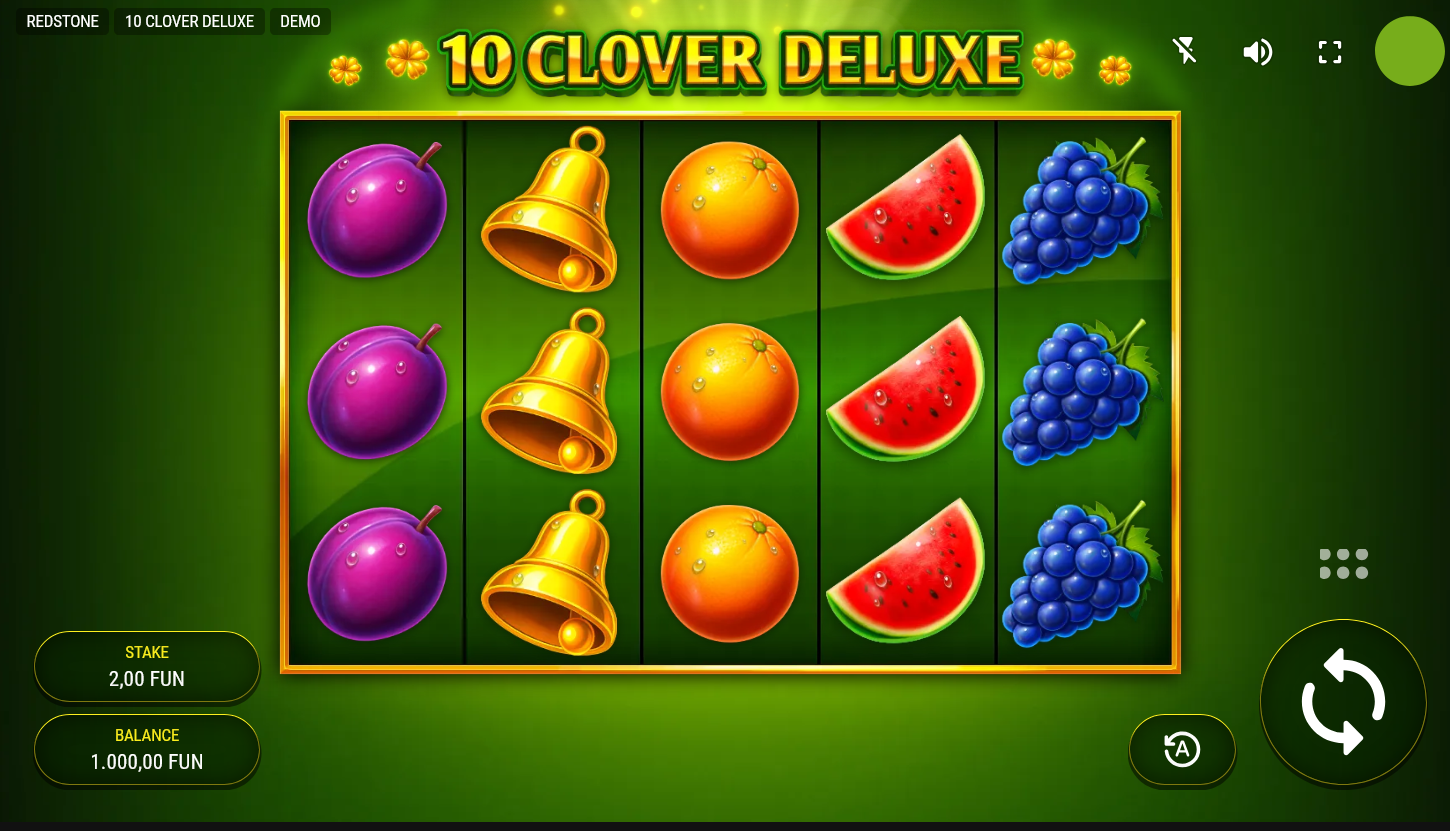10 Clover Deluxe slot gameplay