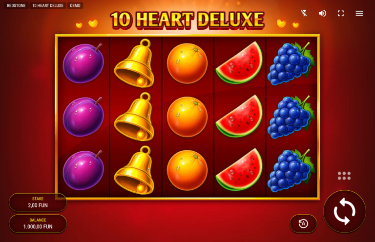 10 Heart Deluxe slot gameplay