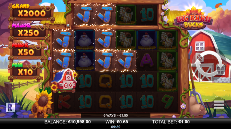 Big Barn Bucks gameplay
