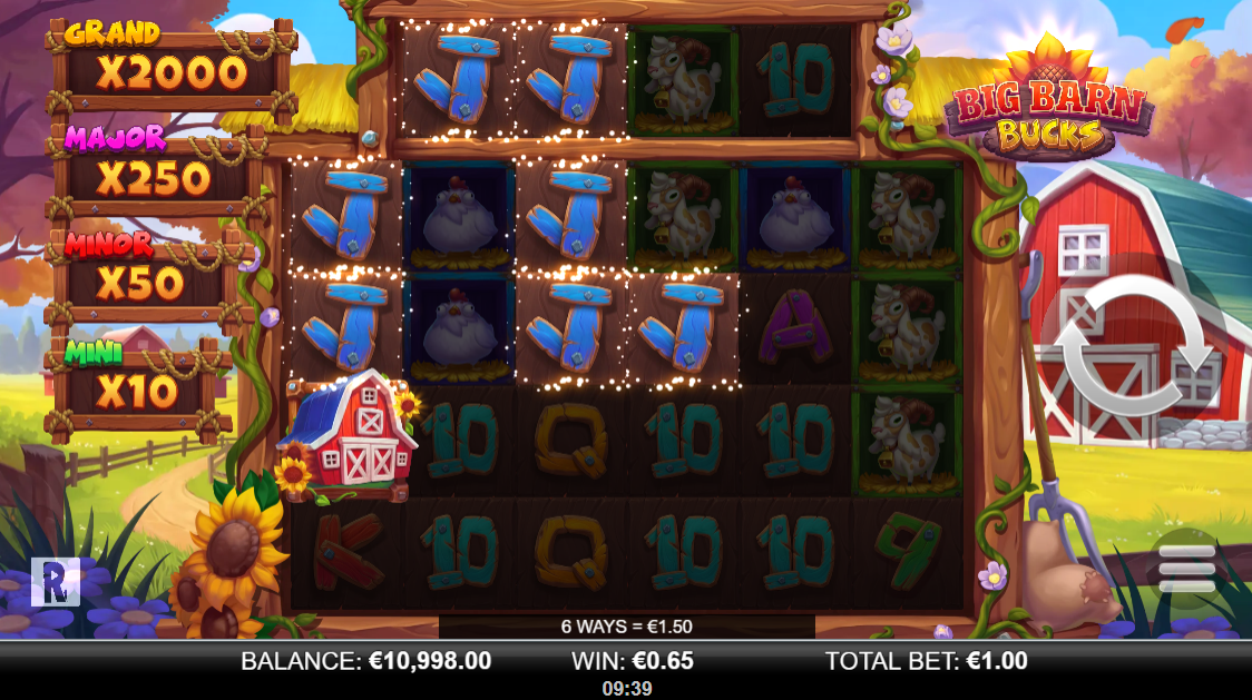 Big Barn Bucks gameplay