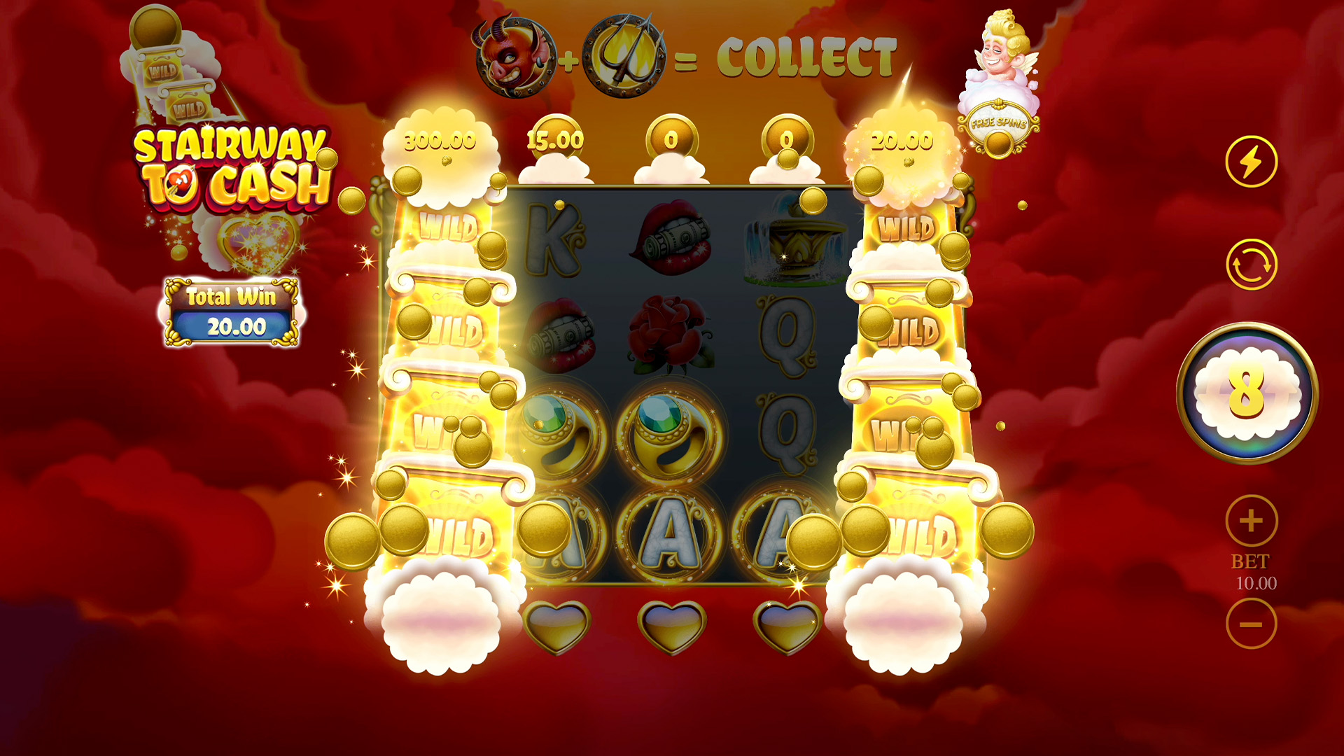Stairway To Cash gameplay