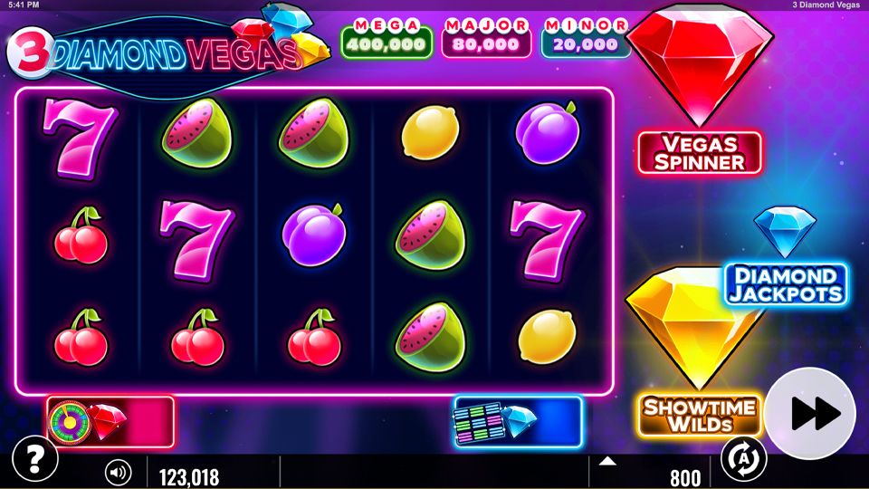 3 Diamond Vegas gameplay