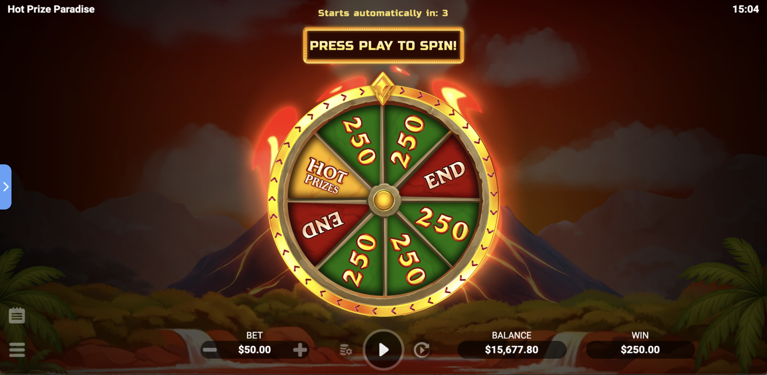 Hot Prize Paradise gameplay