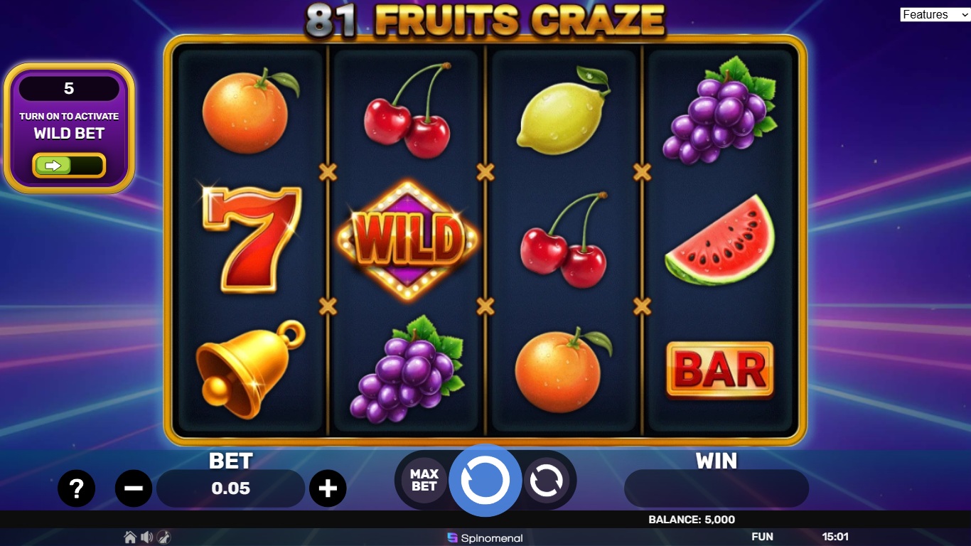 81 Fruits Craze slot gameplay