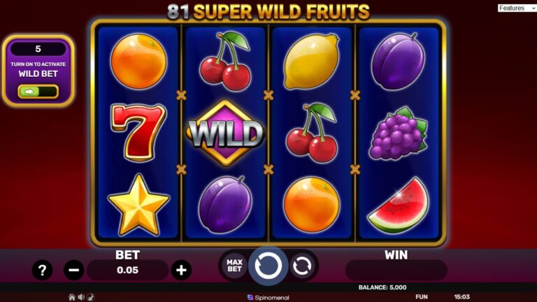 81 Super Wild Fruits slot gameplay