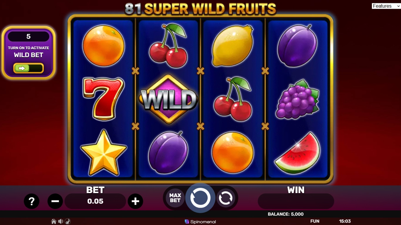 81 Super Wild Fruits slot gameplay