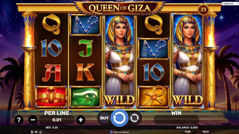 Queen of Giza gameplay