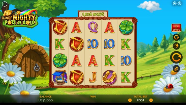 Mighty Pots of Gold gameplay